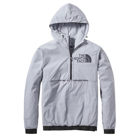 THE NORTH FACE NF0A3VS1-A0M Outdoor Warm Hooded Long Sleeve Jacket Coat Men's Grey