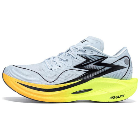 361° 'Fei Ran GT' Comfortable Versatile Wear-Resistant Rebound Support Low-Top Casual Sprint Running Shoes Men's Gray Yellow Black