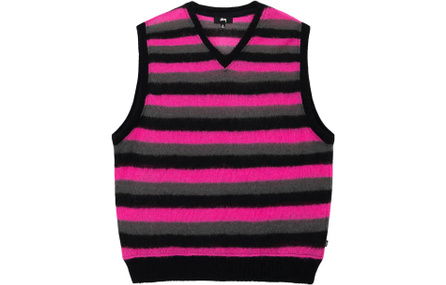Stussy Striped Sweater Vest