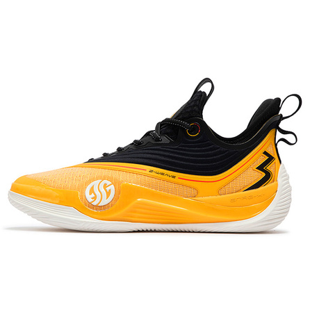 361° Zen 6 BE WATER Cushioning Anti-Slip Wear-Resistant Breathability Low-Top Basketball Shoes Men's Vintage Yellow