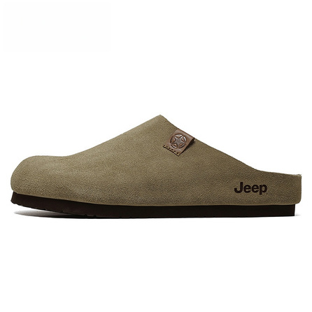 Jeep Fashion Trendy Couple Campus Birkenstock Casual Simple Comfortable Commute Old Money Style Anti-Odor Anti-Slip Quick-Dry Anti-Bacterial Closed-Toe Slippers Unisex