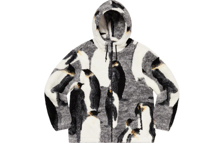 Supreme Penguins Hooded Fleece Jacket