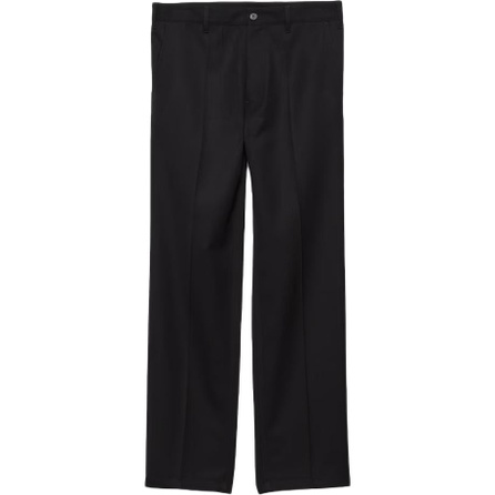 PRADA Solid Zipper Slim-Fit Pants Men's Black