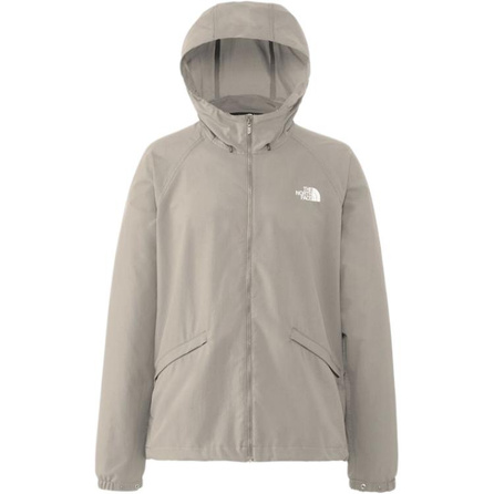 THE NORTH FACE Hooded Loose Logo Print Long Sleeve Jacket Men's Gray