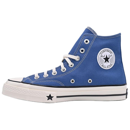 Converse CHUCK 70 X Lightweight Versatile Sports High-Top Canvas Shoes Unisex Soft Mist Blue