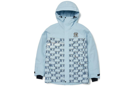 MLB Puffer Jackets Unisex Light Blue