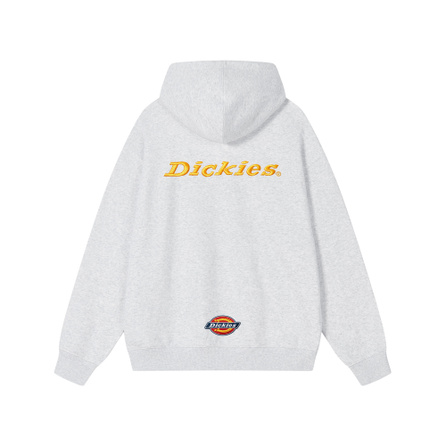 Dickies 420g Heavyweight American Retro Streetwear Classic Italic English Fine Embroidery Couple Students Outdoor Commute Versatile Fashion Loose Casual Sports Hooded Long Sleeve Sweatshirt Unisex