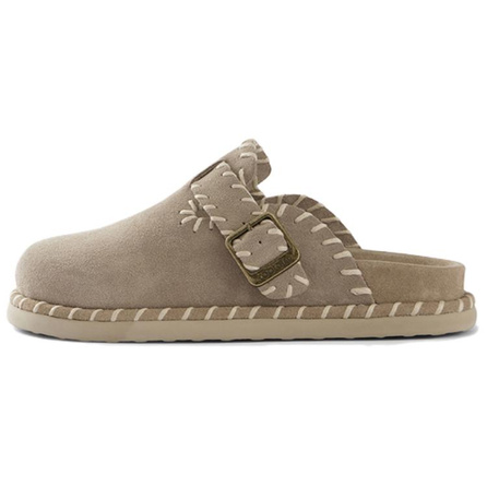 COOL CHAP Imported Cow Suede Birkenstock Toe-Cover Sandals Unisex