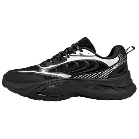 361° Men's Simple Comfortable Cushioned Breathable Low Casual Shoes Black