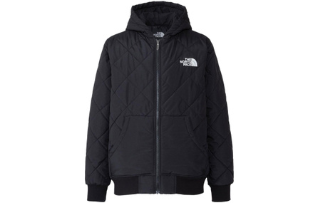 THE NORTH FACE Hooded Brand Logo Zip Long Sleeve Jacket Coat Men's Black