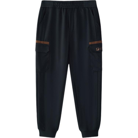 FILA KIDS Pants WHITE LINE Series Comfort Moisture-Wicking Breathable Casual Knit Legend Blue Youth