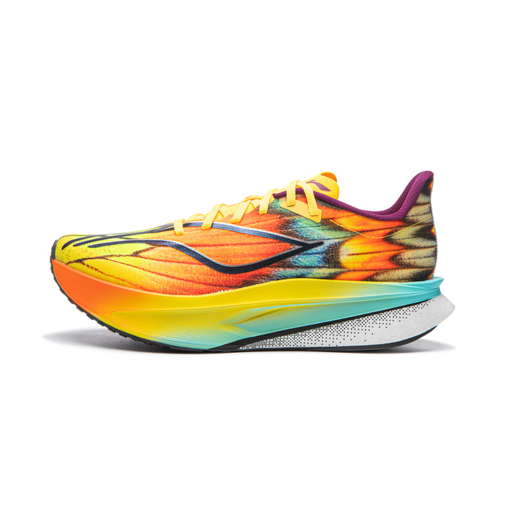 Li-Ning Feidian 6 CHALLENGER Breaking Cocoon into Butterfly Super BOOM Technology Physical Test Professional Racing Marathon Training Cushioned Slow Running Shock-Absorbing Anti-Slip Wear-Resistant Lightweight Low-Top Casual Running Shoes Men's Fluorescen
