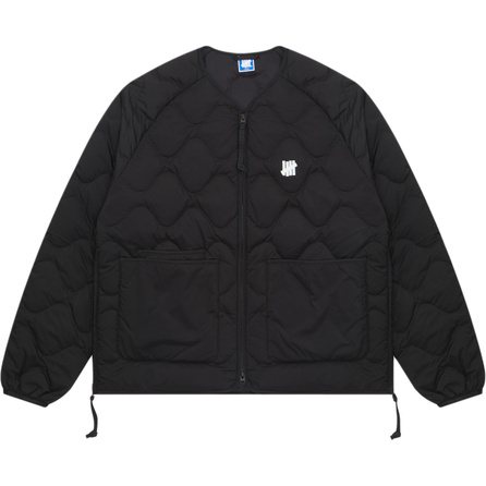 UNDEFEATED FW25 Five-Stripe Logo Water-Resistant Gourd Quilted Lightweight Collarless Down Jacket Unisex