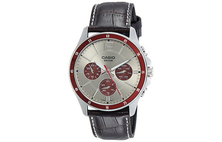 CASIO Men Standard Series Silver Watch MTP-1374L-7A1
