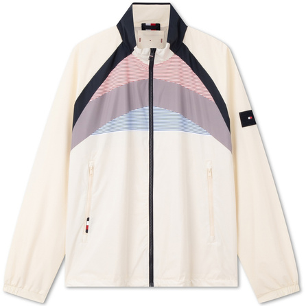 Tommy Hilfiger Jacket Men's Ecru Patchwork