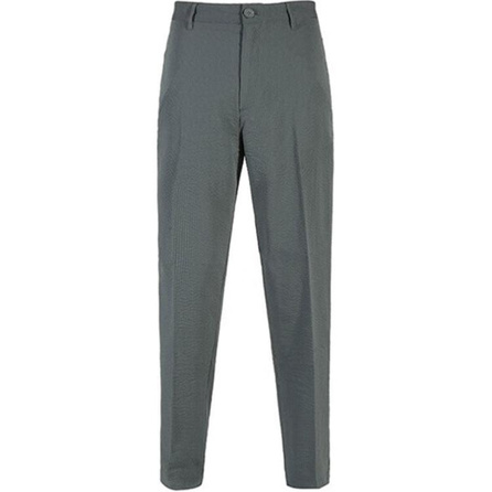 ARMANI EXCHANGE AE FW24 Logo Tag Solid Color Straight Leg Casual Pants Men's Gray
