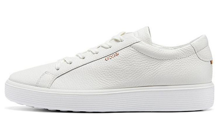 Ecco Soft Cool 60th Anniversary Low Top Skateboard Shoes Men's White