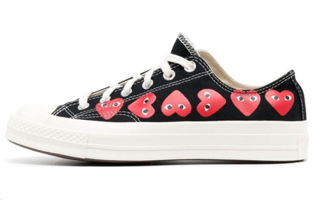 Converse Comme Des Garçons PLAY X Chuck 70 Low 'Multi Heart - Black'