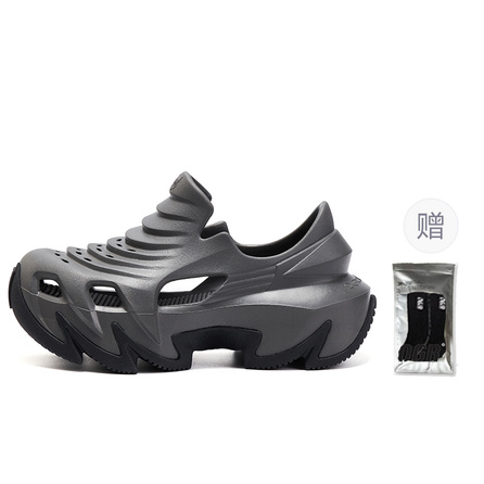 OGR DragonSpike Couple Clog 5cm Unisex Gray OG Grey
