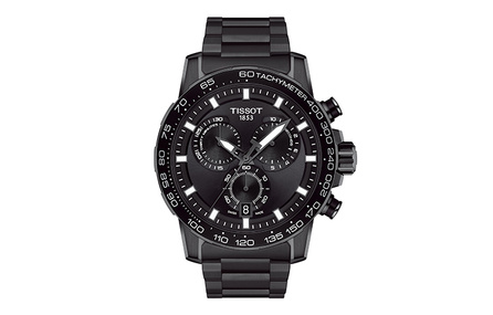 TISSOT Speedy Series Quartz Movement Men's Watches Swiss Watches 45.5mm Black Dial