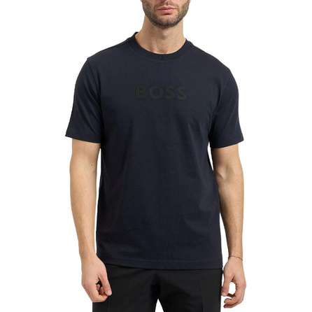 HUGO BOSS Green Series Cotton Logo Print Crew Neck Short Sleeve T-Shirt Men's