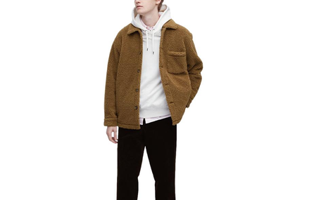 UNIQLO Velvet Jackets Men Camel