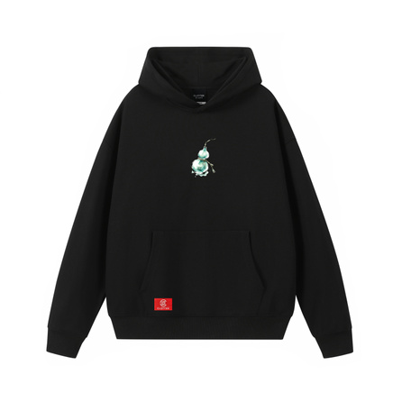 CLOT X CLOTTEE Drawing Series Chinese Gourd Vintage Direct Spray Personalized Trendy Minimalist Comfortable Couple Hooded Sweatshirt Unisex