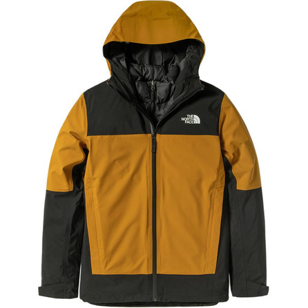 THE NORTH FACE Warm Waterproof Breathable Cold-Resistant Waterproof Breathable Warm Cold-Resistant Hiking Jacket Men's Yellow/Black