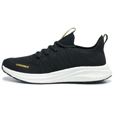 RIGORER Cushioning Breathable Low-Top Training Shoes Unisex Night Black