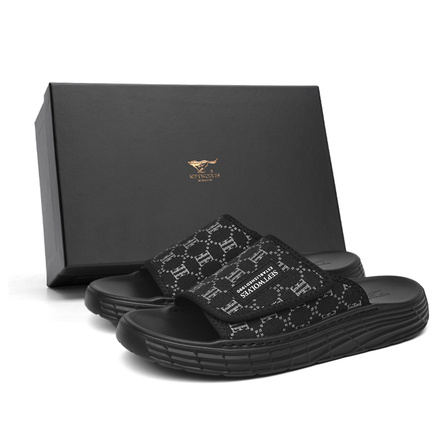 Septwolves SEPTWOLVES Spring Summer Fashion Beach Outdoor Camping Home Classic Versatile Trendy Simple Lightweight Comfortable Cool Casual Anti-Slip Quick-Dry Cushioned Single-Strap Flip Flops Men's