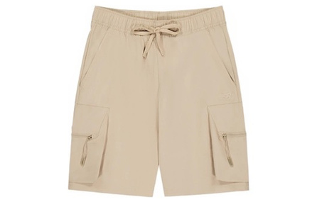 New Balance SS25 American Simple Embroidered Small Logo Soft Comfortable Versatile Large Pocket Outdoor Casual Shorts Men's Khaki