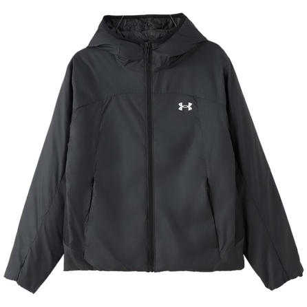Under Armour FW26 Long Sleeve Hooded Zip Warm Skin-Friendly Soft Comfortable Versatile Solid Color Cotton Jacket Men's