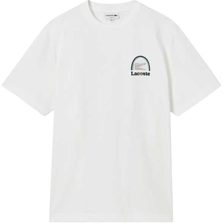 LACOSTE Simple Print Crew Neck Short Sleeve T-Shirt Men's