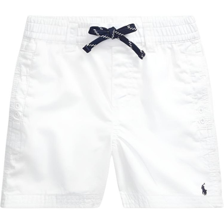 Polo Ralph Lauren Cotton Twill Drawstring Shorts Infant Toddler White