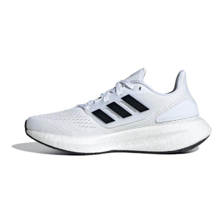 Adidas Pureboost 22 Slip-Resistant Low-Top Kids' Running Shoes White Black Teenagers