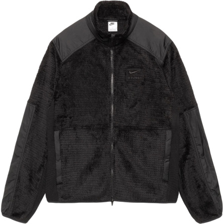Stussy x Nike Collaboration FW25 FULL ZIP FLEECE Chest Logo Zip-Up Jacket Unisex