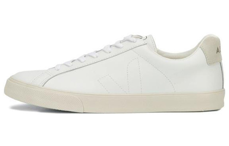 VEJA Esplar Leather Stitched White Tan