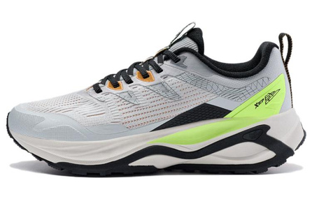 XTEP Anti-Slip Wear-Resistant Low-Top Running Shoes Men's Gray Black