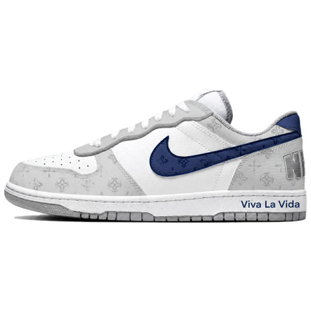 [Custom Sneakers] Nike Big Old Money Design Sense Four-Season Fashion Trendy Comfortable Versatile Premium Low-Top Skate Shoes Men's White Grey