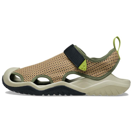 Crocs Men's Brown Casual Simple Anti-Slip Wading Shoes