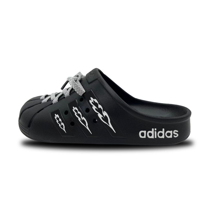 Custom Shoesadidas ADILETTE CLOGS Ink Leaf EVA Versatile Comfortable Clog Shoes Unisex