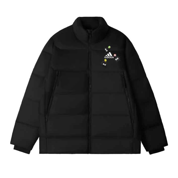 adidas BAFFLE DOWN Old Money LQ Colorful Puffer Down Jacket with Patches Men's