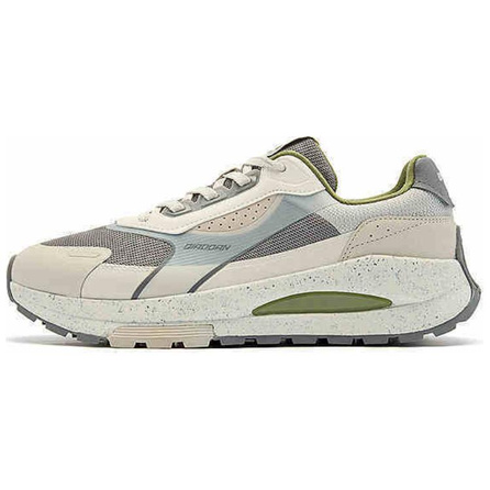 Jordan Zong Heng VI Comfort Simple Anti-Slip Wear-Resistant Height-Increasing Low-Top Casual Shoes Men's Beige Grey