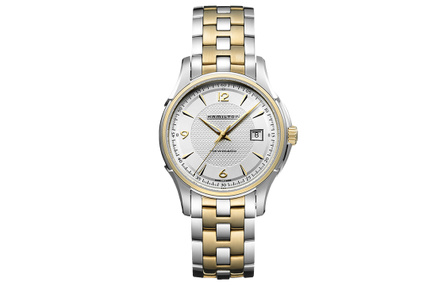HAMILTON Jazz Series Automatic Mechanical Movement 50m Water-Resistant Men's Swiss Watch 40mm Silver Dial Stainless Steel Case Bracelet