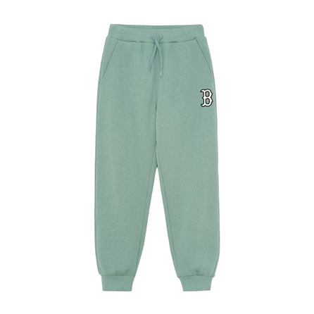 MLB KIDS Boston Red Sox Letter Logo Elastic Waist Comfort Casual Pants Kids Dark Mint