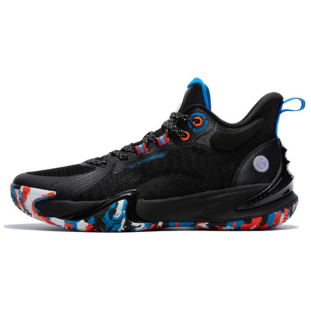 Qiaodan 'Po Ying 6.0' Gu High-Top Basketball Shoes Men's Black-Orange