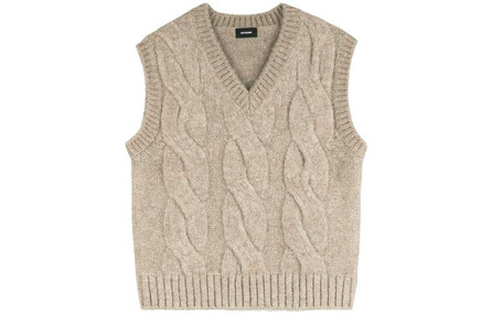 WE11DONE Vests Unisex Camel