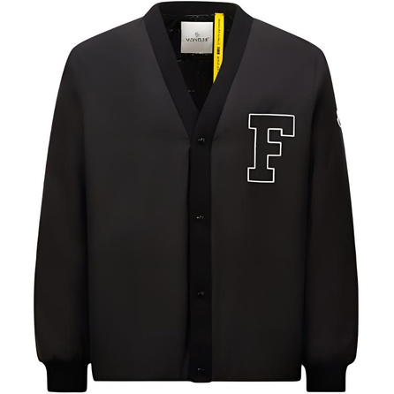 MONCLER GENIUS Snap Button Ribbed Hem Badge Patch Jacket Men's