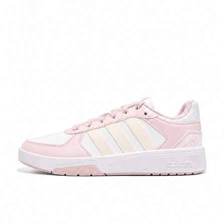 [Custom Sneakers] adidas COURTBEAT Sunset Peach Versatile Good-Looking High Aesthetic Exclusive Feel Niche No Clash Women's Gift Thick Sole High School Students Lightweight Breathable Low-Top Skate Shoes Unisex Pink