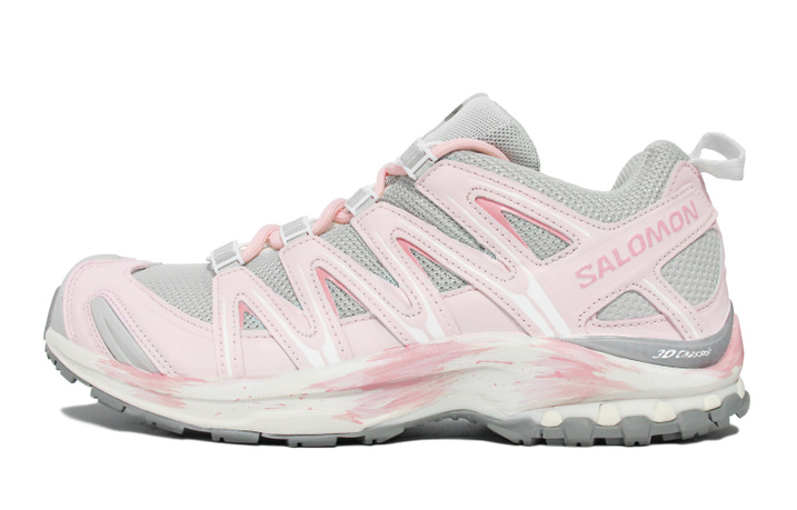 Custom SneakersSALOMON XA PRO 3D Walking Planet Ice Pink Berry Berry Pink Cute Dopamine Fresh Versatile Low-Top Outdoor Functional Shoes Unisex Pink/White